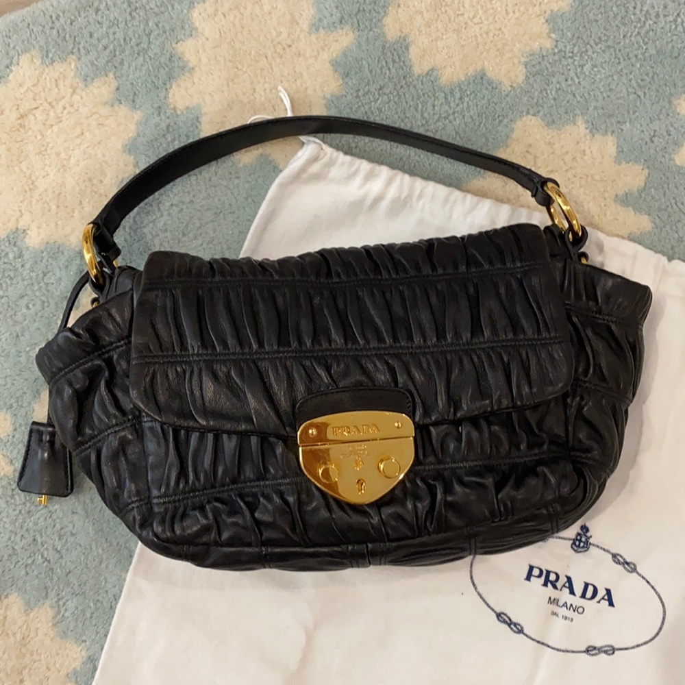 Authentic Prada Dressy Gaufre Bag